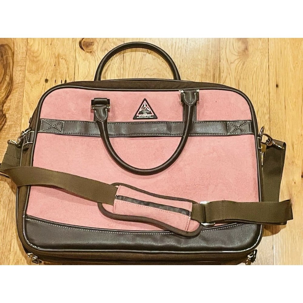 MOBILE EDGE Scanfast MESSENGER Computer case Briefcase Travel Pink Suede / Brown